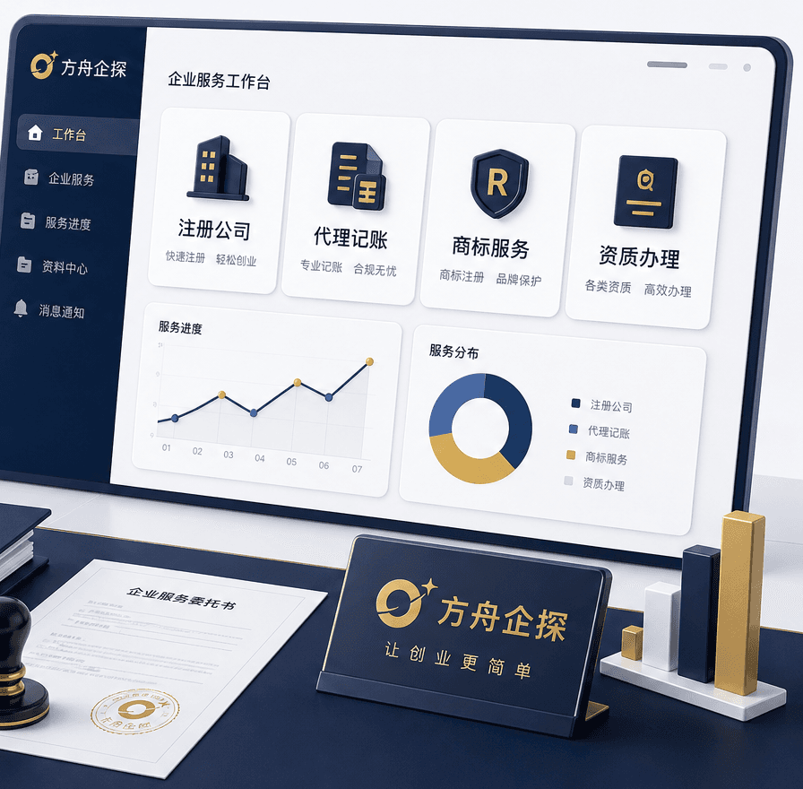 方舟企探企业服务工作台