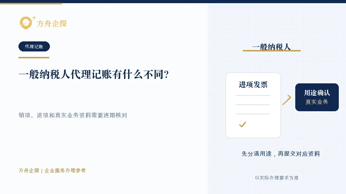一般纳税人代理记账有什么不同?进项抵扣要管好知识文章封面