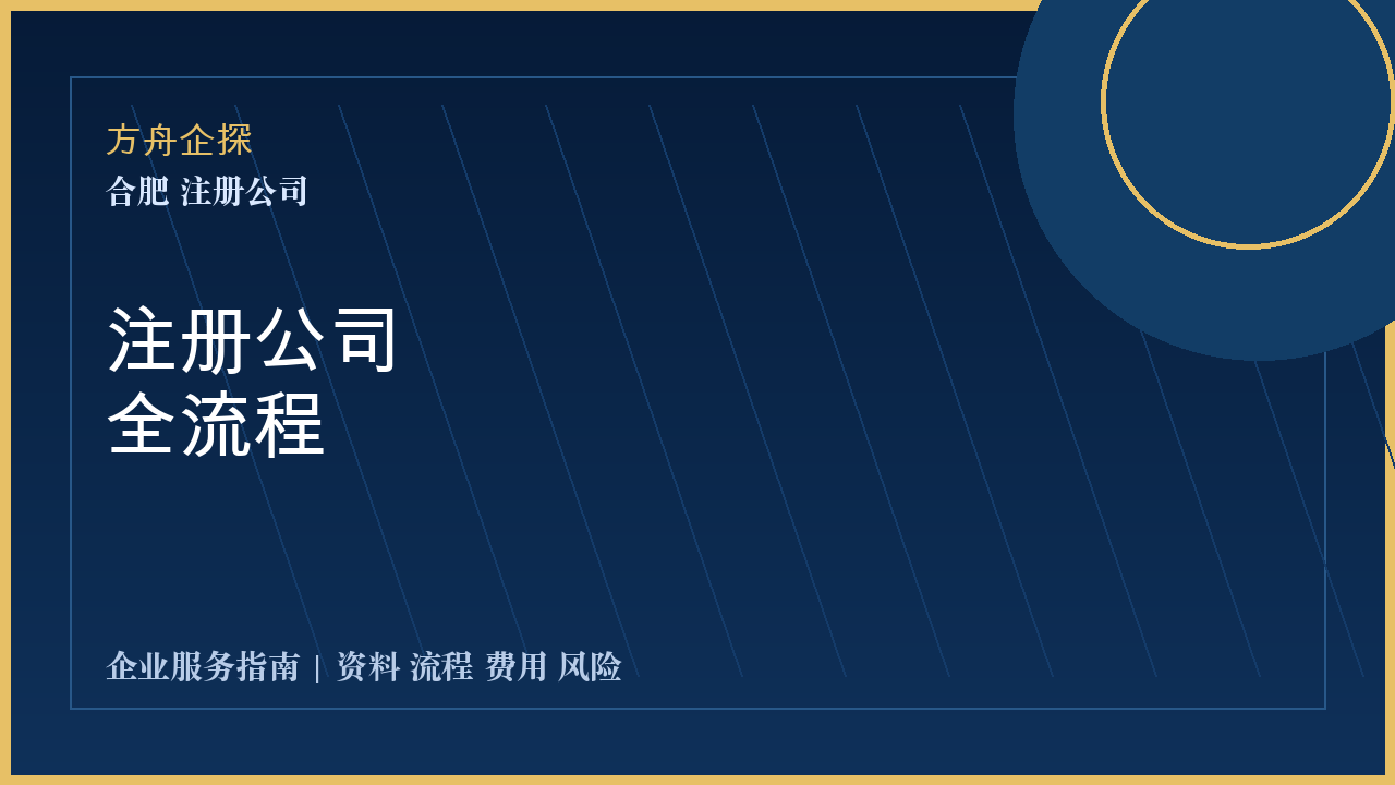 合肥注册公司全流程封面图