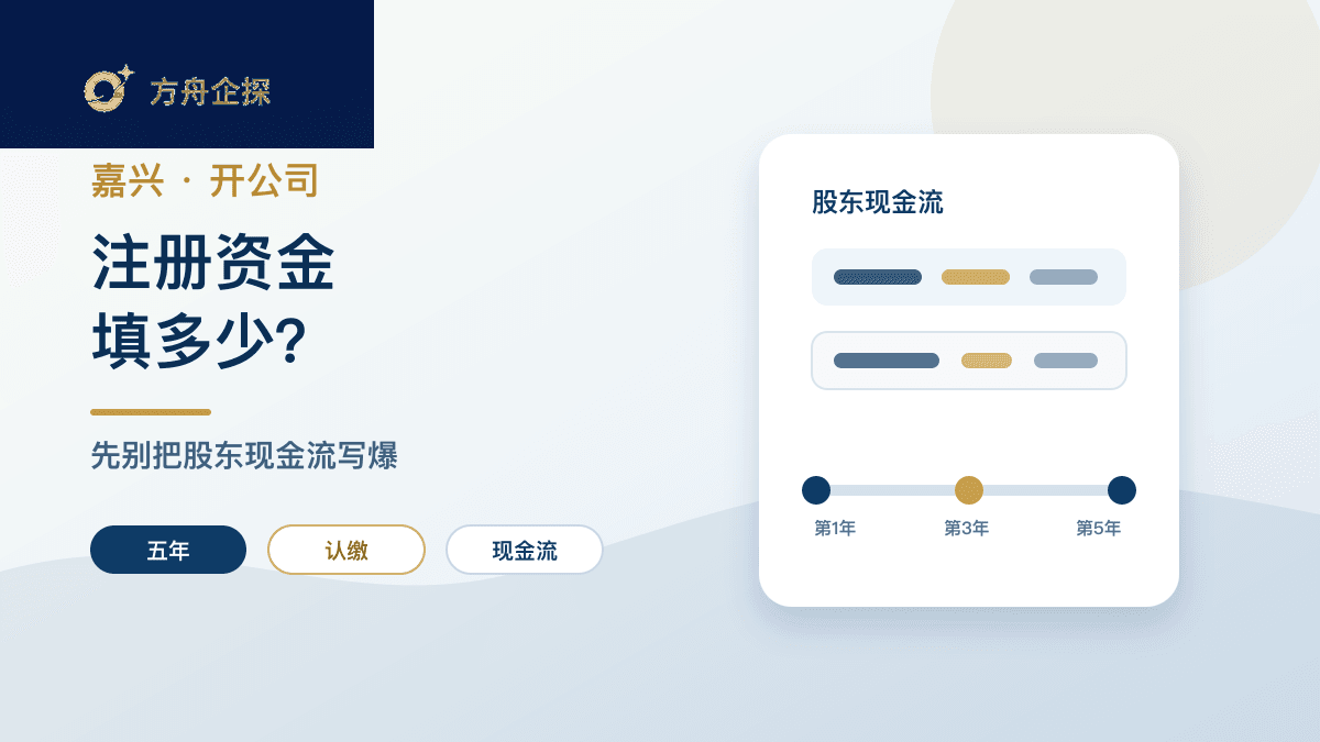 嘉兴注册资金五年缴足与股东出资封面