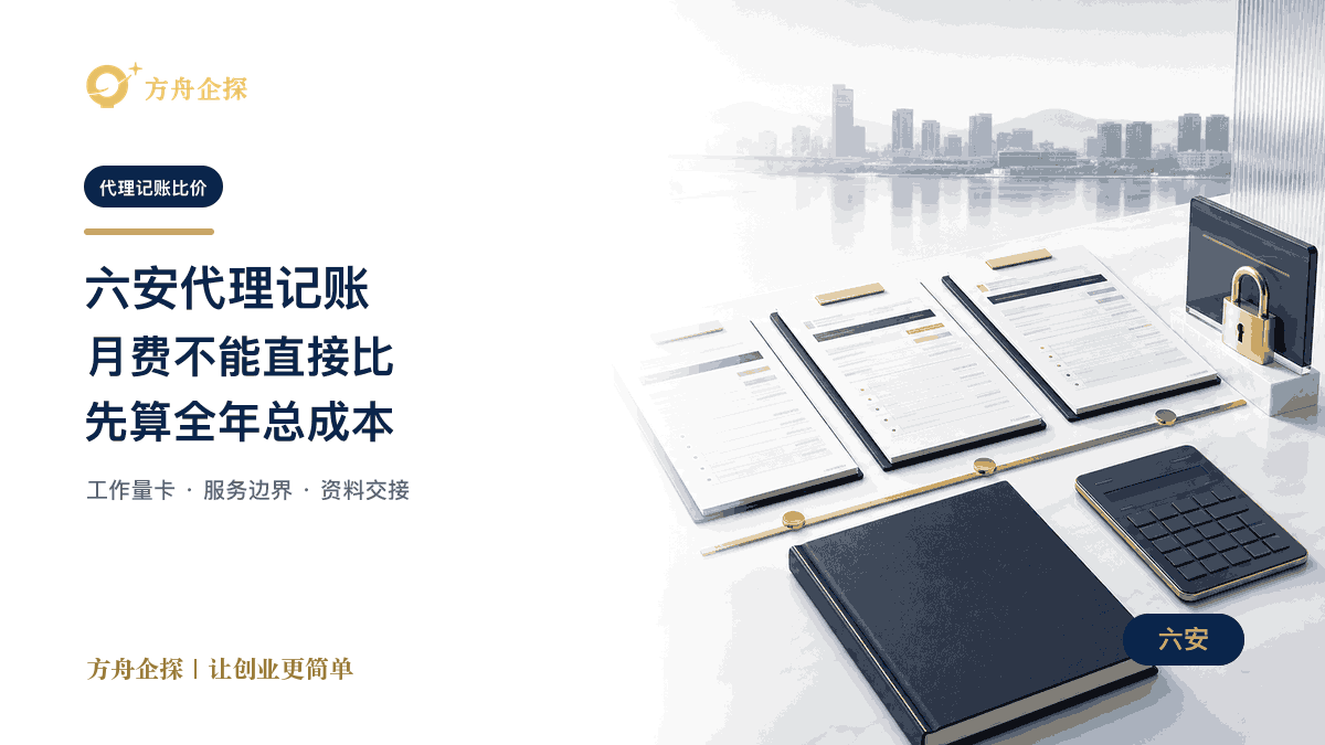 六安代理记账三份报价拆单和全年总成本文章封面