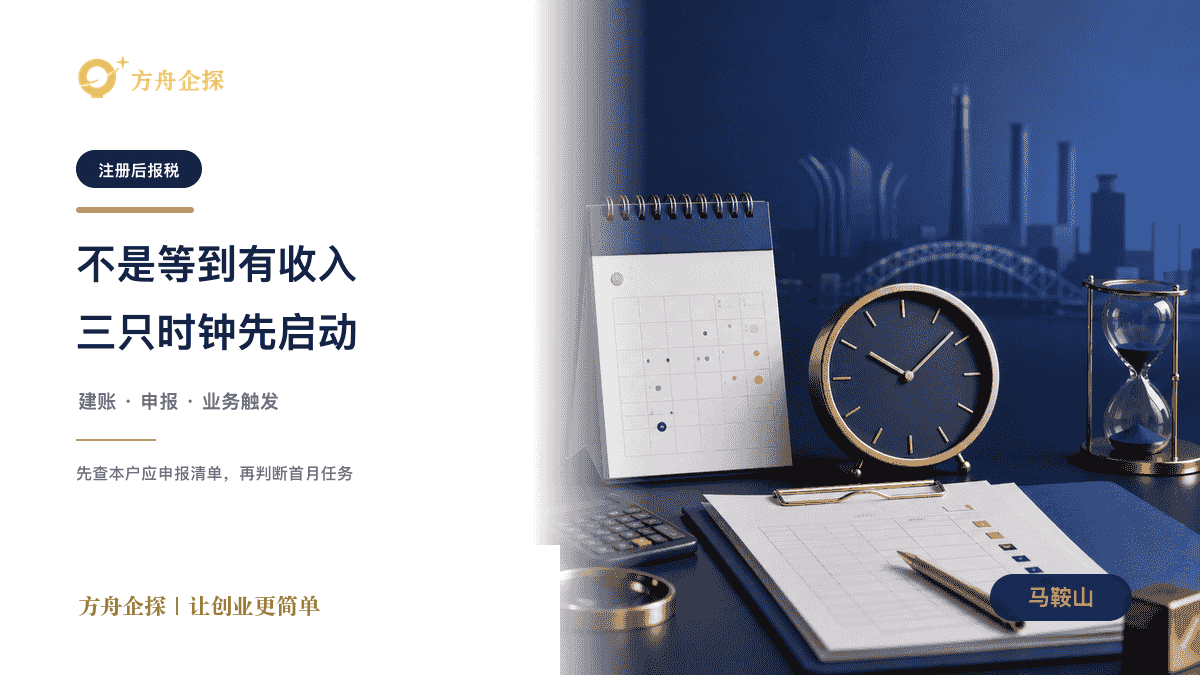 马鞍山注册公司后多久要开始报税?没有收入也要处理吗封面图