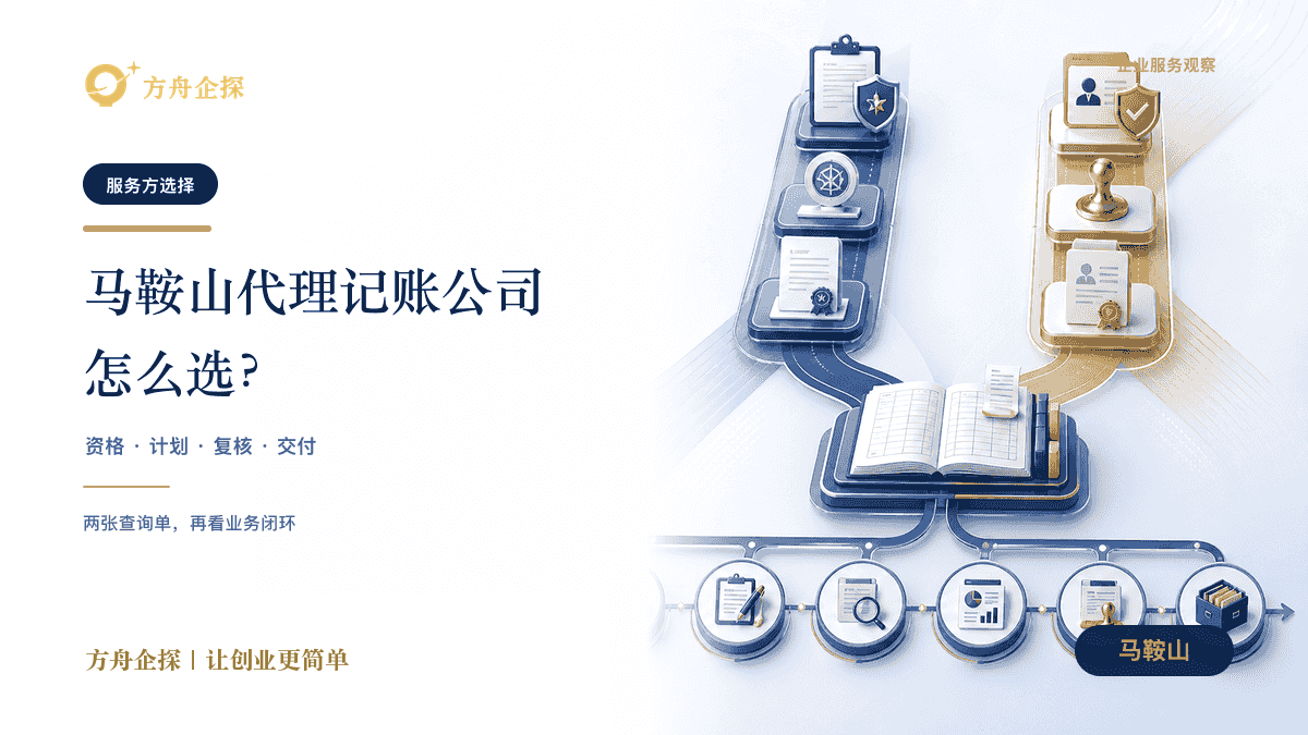 马鞍山企业通过财政资格和涉税服务双链核验选择代理记账公司的蓝金封面