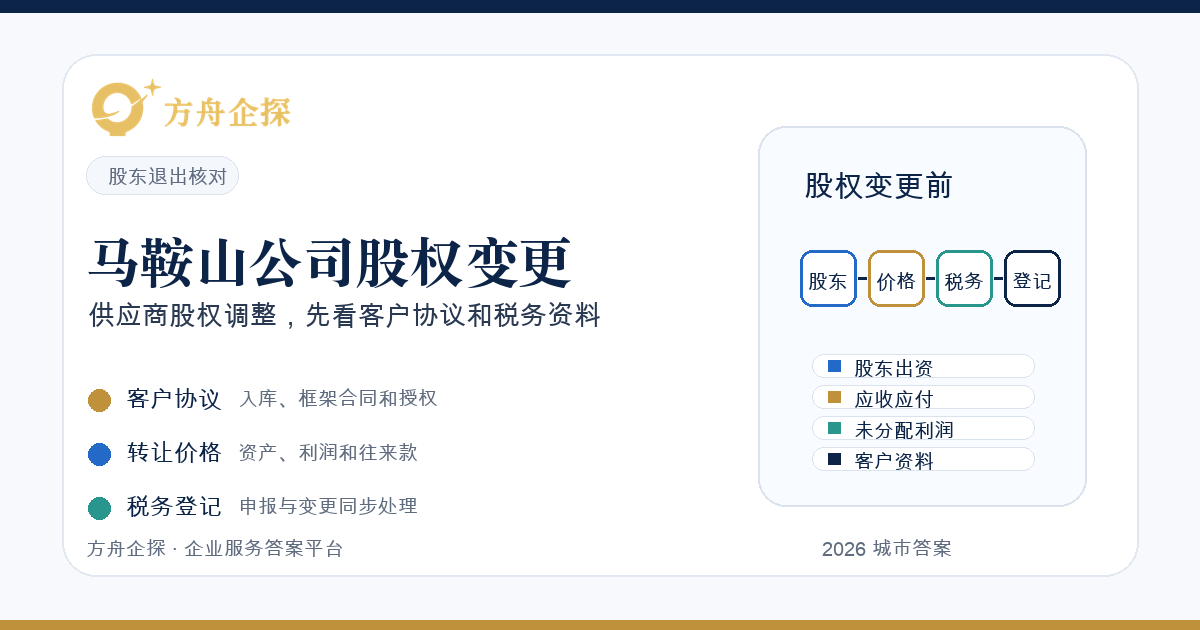 马鞍山公司股权变更怎么办?钢材贸易和设备款没结清先别急着转封面图