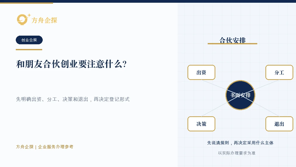 和朋友合伙创业要注意什么?股权和退出先说清知识文章封面