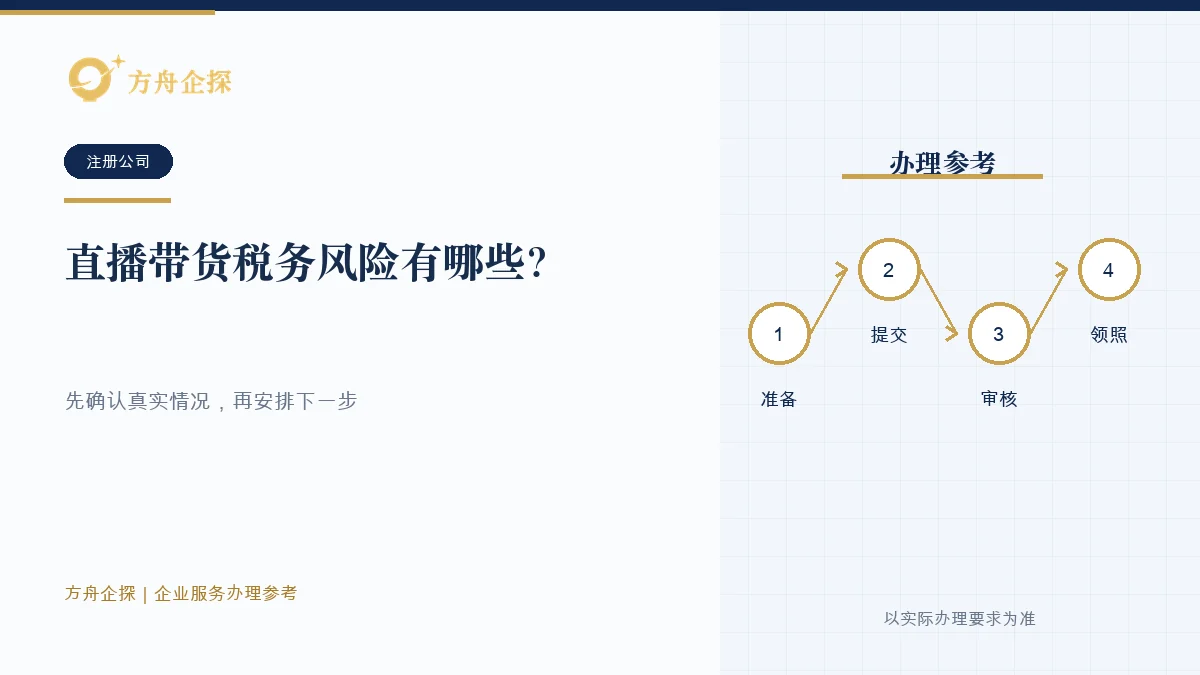 直播带货税务风险有哪些?佣金、坑位费、样品和退款要分清税务风险参考封面